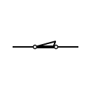 Limit switch closed symbol